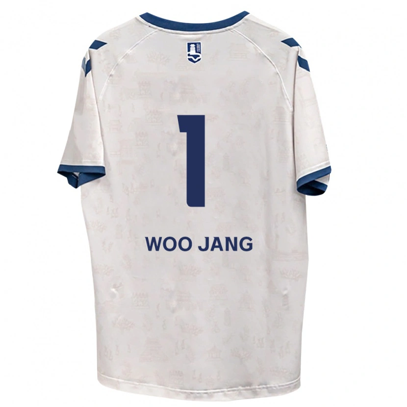 Danxen Niño Camiseta Woo-Jang Jo #1 Azul Real Blanco 2ª Equipación 2026/27 La Camisa México
