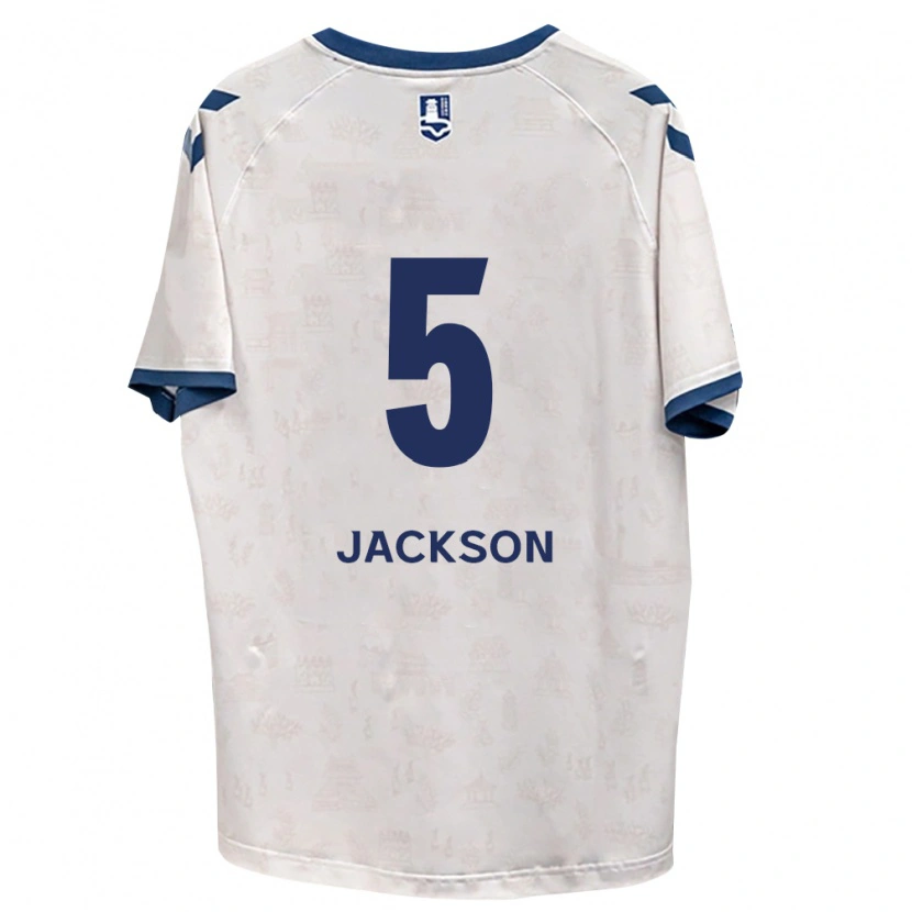 Danxen Niño Camiseta Lachlan Jackson #5 Azul Real Blanco 2ª Equipación 2026/27 La Camisa México