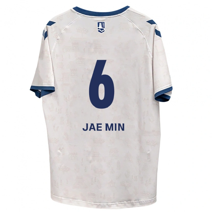 Danxen Niño Camiseta Jae-Min Chun #6 Azul Real Blanco 2ª Equipación 2026/27 La Camisa México