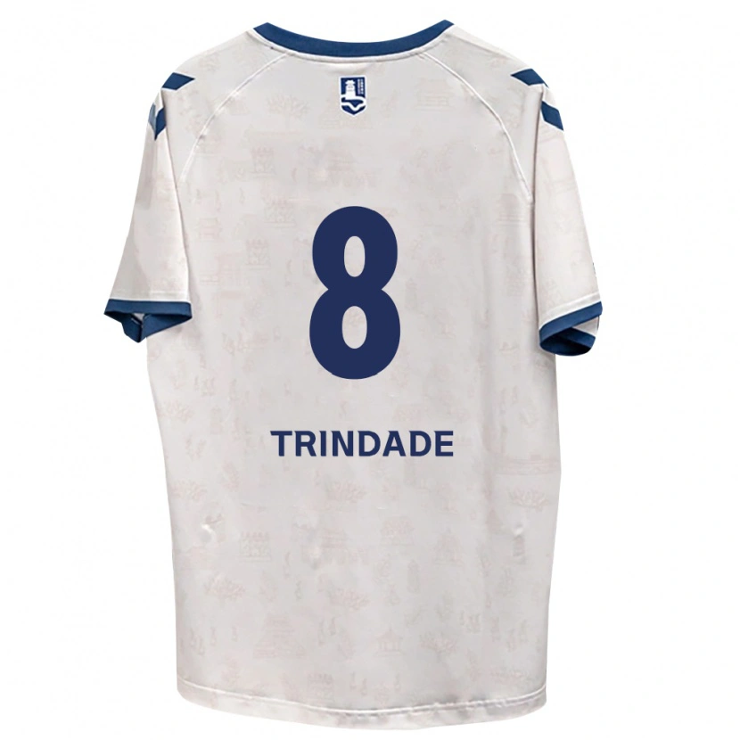 Danxen Niño Camiseta Matheus Trindade #8 Azul Real Blanco 2ª Equipación 2026/27 La Camisa México