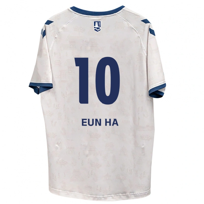 Danxen Niño Camiseta Eun-Ha Jeon #10 Azul Real Blanco 2ª Equipación 2026/27 La Camisa México
