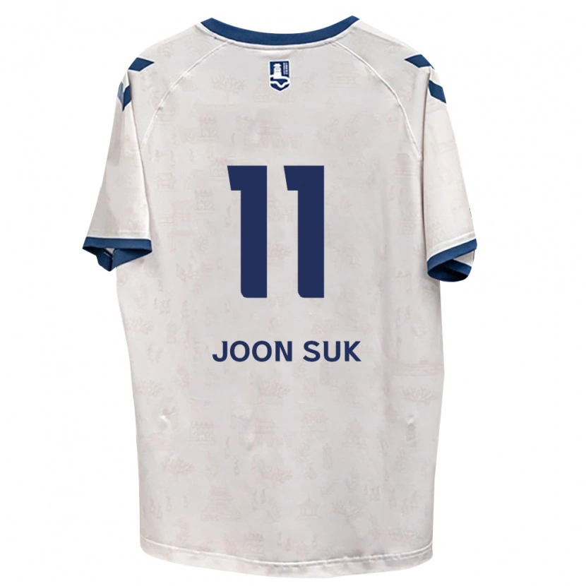 Danxen Niño Camiseta Joon-Suk Lee #11 Azul Real Blanco 2ª Equipación 2026/27 La Camisa México