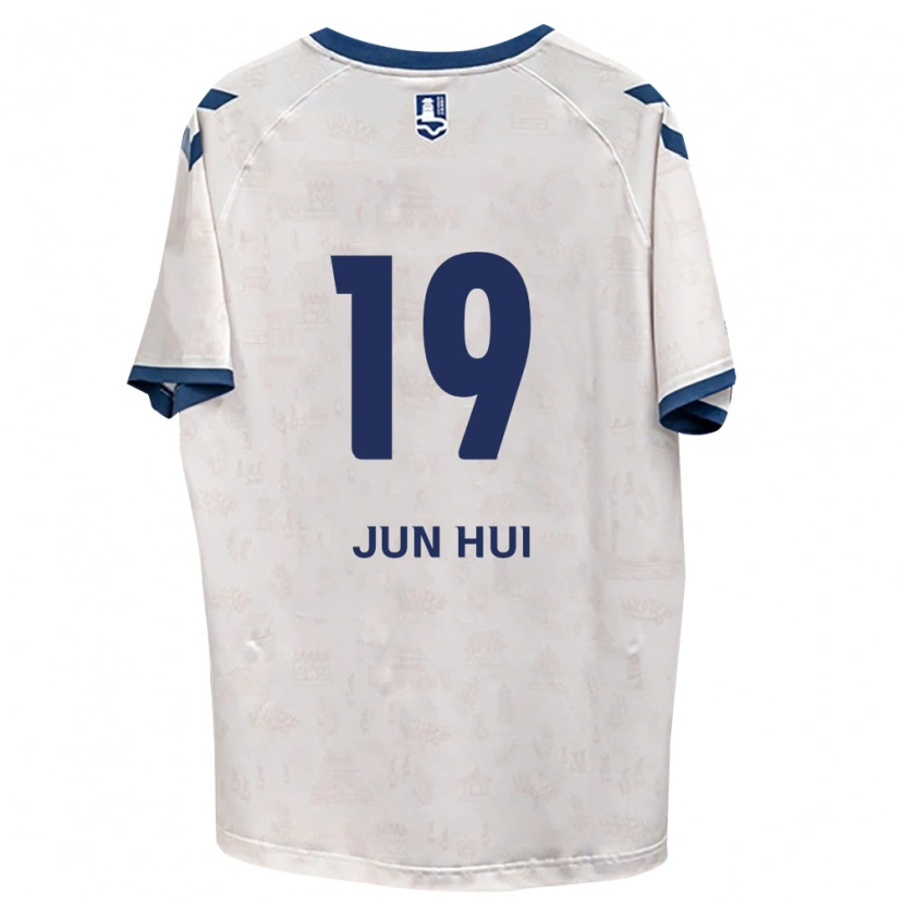 Danxen Niño Camiseta Jun-Hui Park #19 Azul Real Blanco 2ª Equipación 2026/27 La Camisa México