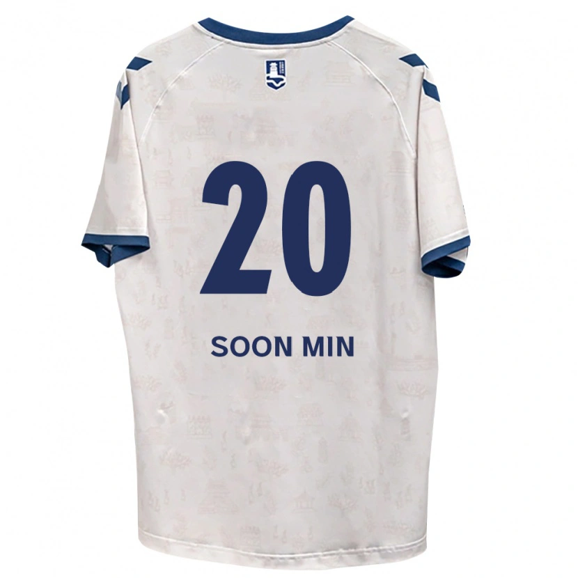 Danxen Niño Camiseta Soon-Min Hwang #20 Azul Real Blanco 2ª Equipación 2026/27 La Camisa México