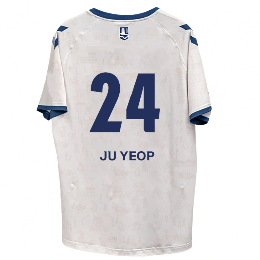 Danxen Niño Camiseta Ju-Yeop Kim #24 Azul Real Blanco 2ª Equipación 2026/27 La Camisa México