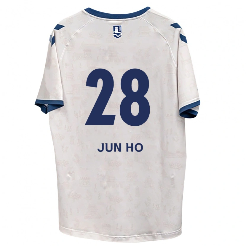 Danxen Niño Camiseta Jun-Ho Son #28 Azul Real Blanco 2ª Equipación 2026/27 La Camisa México