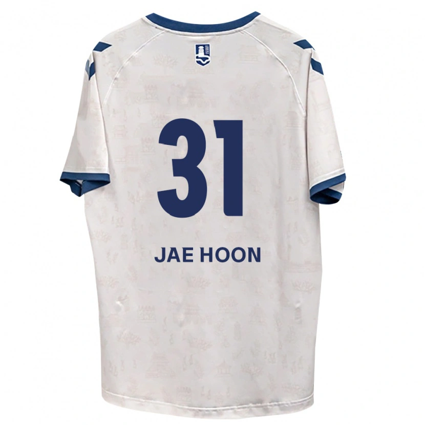 Danxen Niño Camiseta Jae-Hoon Lee #31 Azul Real Blanco 2ª Equipación 2026/27 La Camisa México