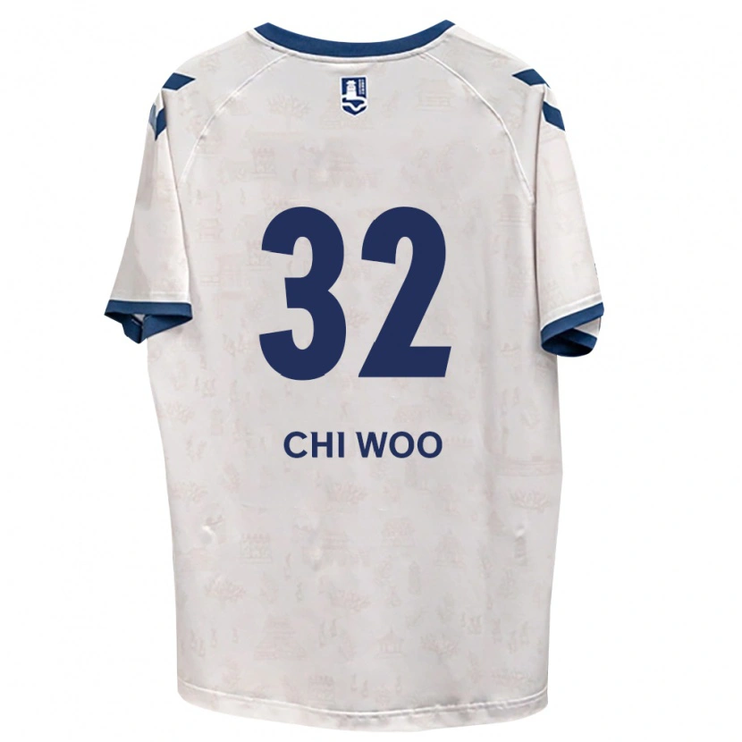 Danxen Niño Camiseta Chi-Woo An #32 Azul Real Blanco 2ª Equipación 2026/27 La Camisa México