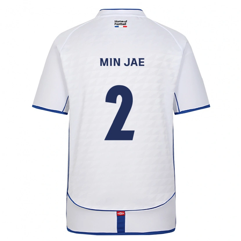 Danxen Niño Camiseta Min-Jae Cho #2 Negro Blanco Rojo 2ª Equipación 2026/27 La Camisa México