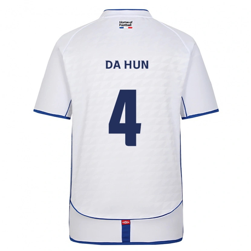 Danxen Niño Camiseta Da-Hun Choi #4 Negro Blanco Rojo 2ª Equipación 2026/27 La Camisa México