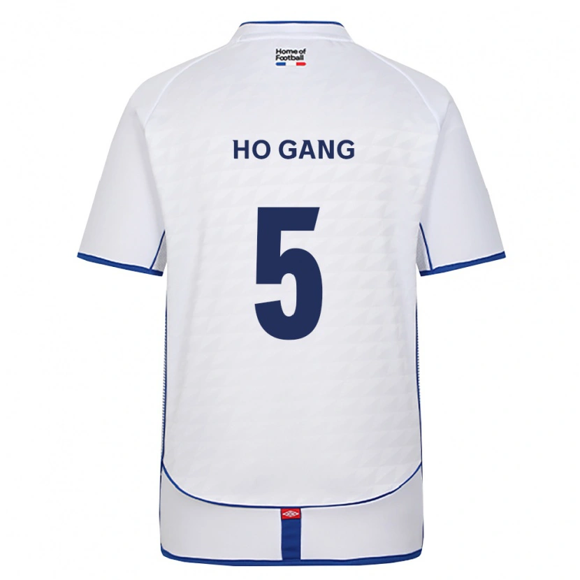 Danxen Niño Camiseta Ho-Gang Han #5 Negro Blanco Rojo 2ª Equipación 2026/27 La Camisa México