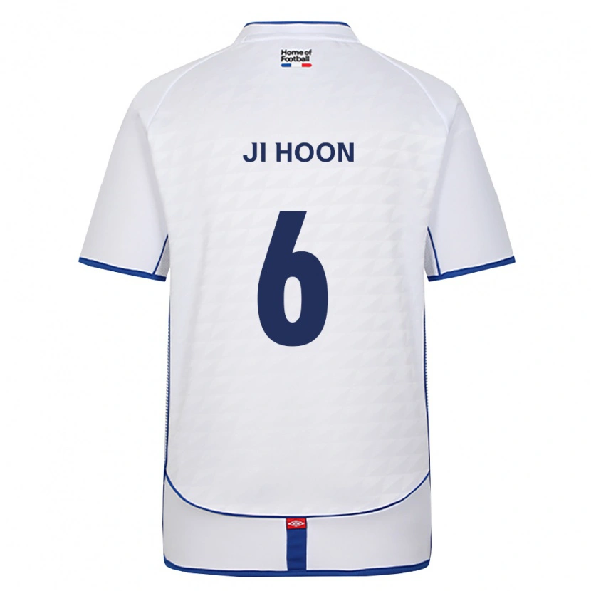 Danxen Niño Camiseta Ji-Hoon Lim #6 Negro Blanco Rojo 2ª Equipación 2026/27 La Camisa México