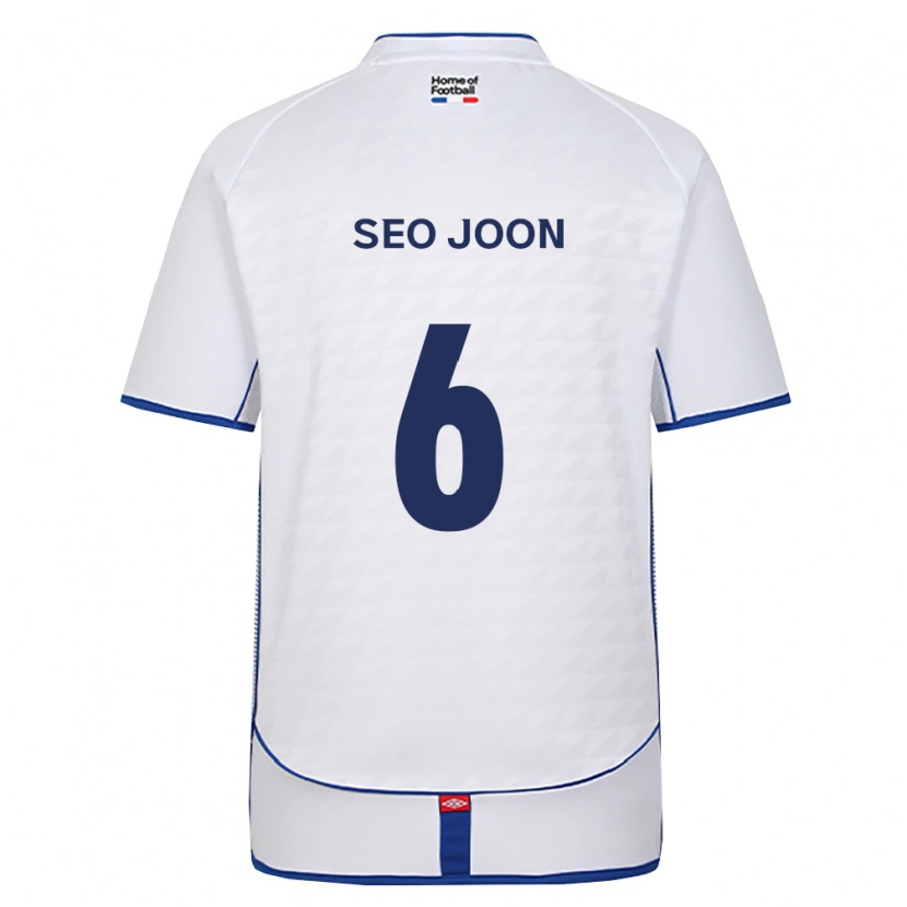 Danxen Niño Camiseta Seo-Joon Bae #6 Negro Blanco Rojo 2ª Equipación 2026/27 La Camisa México