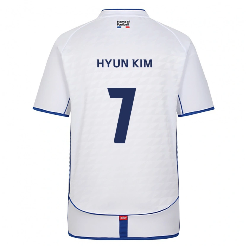 Danxen Niño Camiseta Hyun Kim #7 Negro Blanco Rojo 2ª Equipación 2026/27 La Camisa México