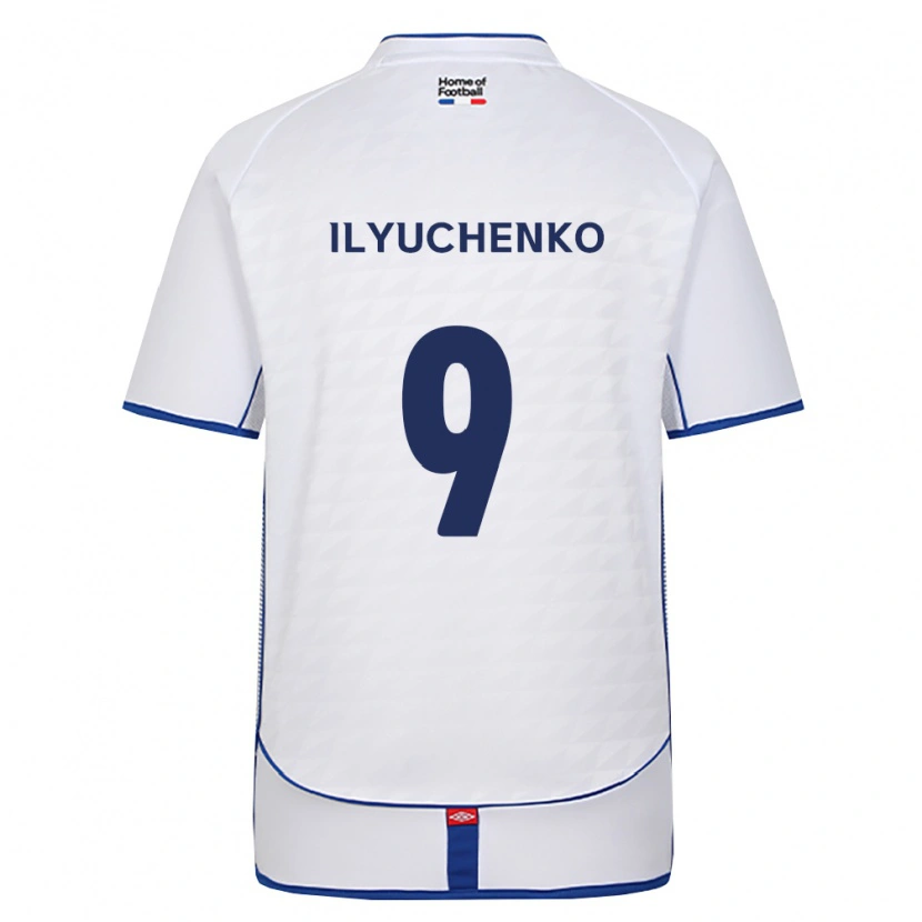 Danxen Niño Camiseta Stanislav Ilyuchenko #9 Negro Blanco Rojo 2ª Equipación 2026/27 La Camisa México
