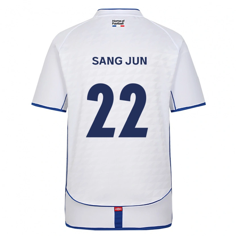 Danxen Niño Camiseta Sang-Jun Kim #22 Negro Blanco Rojo 2ª Equipación 2026/27 La Camisa México