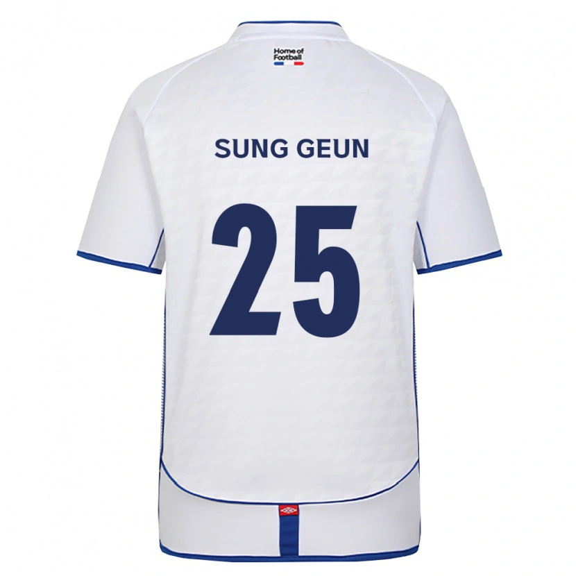 Danxen Niño Camiseta Sung-Geun Choi #25 Negro Blanco Rojo 2ª Equipación 2026/27 La Camisa México