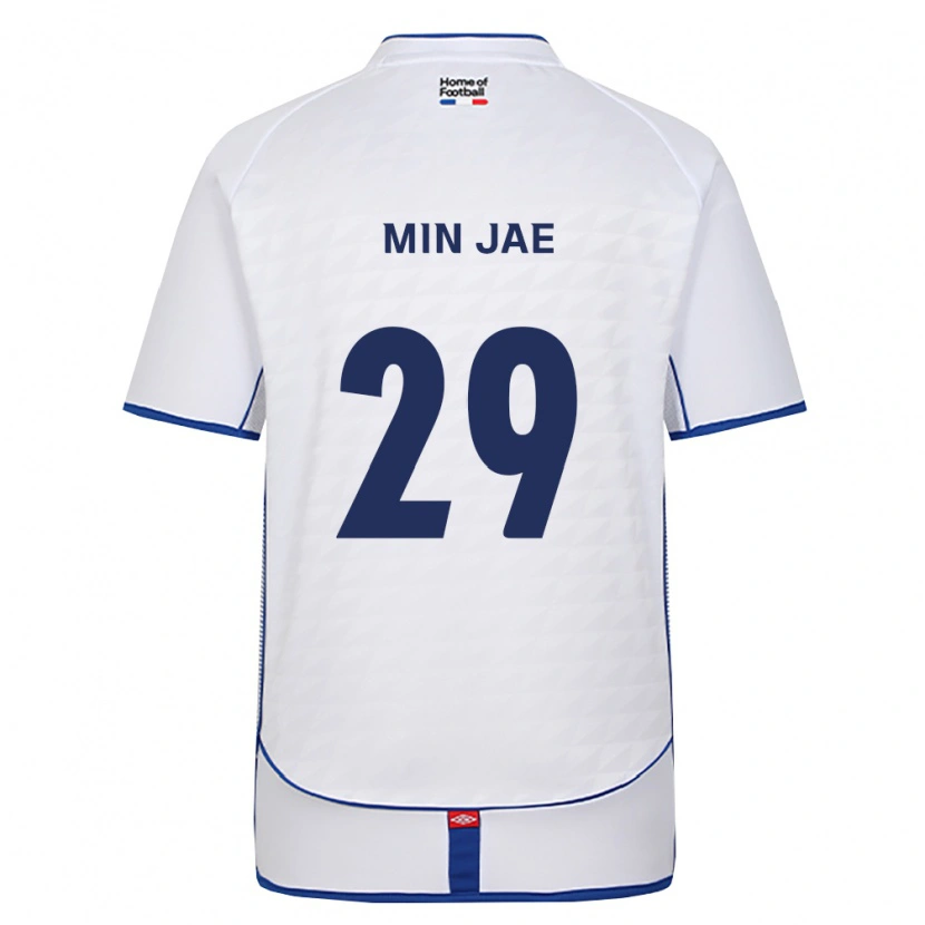 Danxen Niño Camiseta Min-Jae Kim #29 Negro Blanco Rojo 2ª Equipación 2026/27 La Camisa México