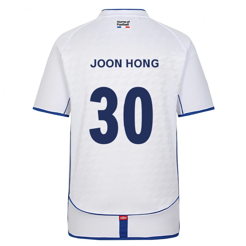 Danxen Niño Camiseta Joon-Hong Kim #30 Negro Blanco Rojo 2ª Equipación 2026/27 La Camisa México