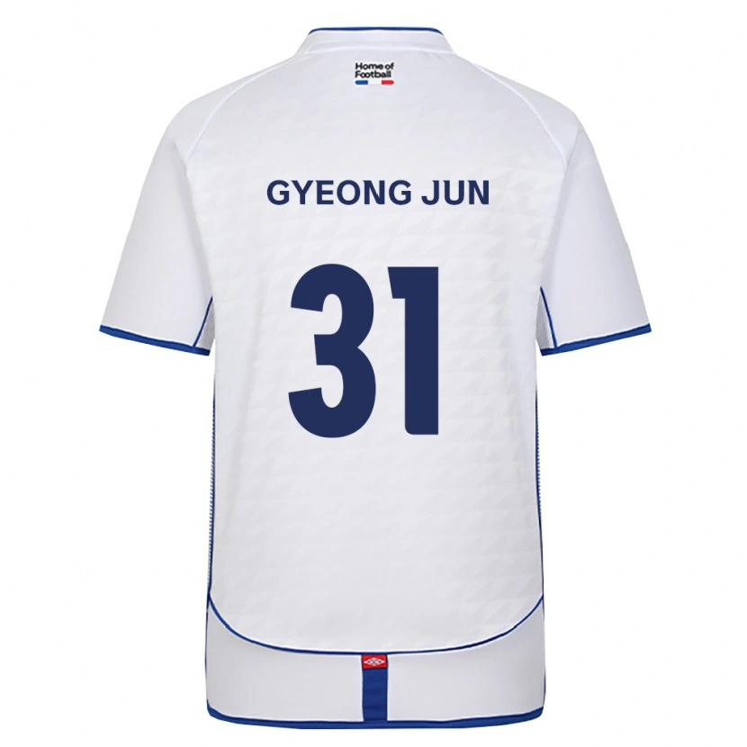 Danxen Niño Camiseta Gyeong-Jun Lee #31 Negro Blanco Rojo 2ª Equipación 2026/27 La Camisa México