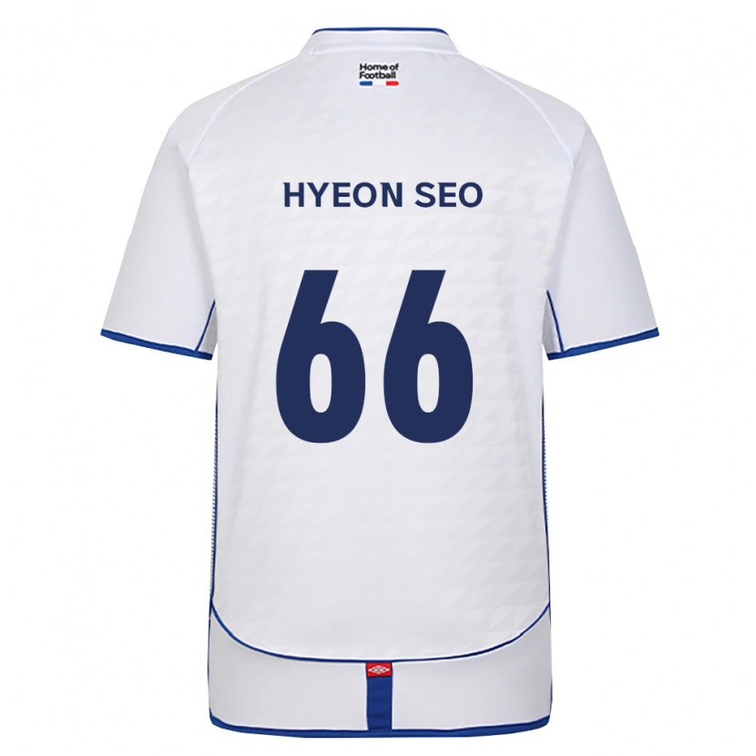 Danxen Niño Camiseta Hyeon-Seo Han #66 Negro Blanco Rojo 2ª Equipación 2026/27 La Camisa México
