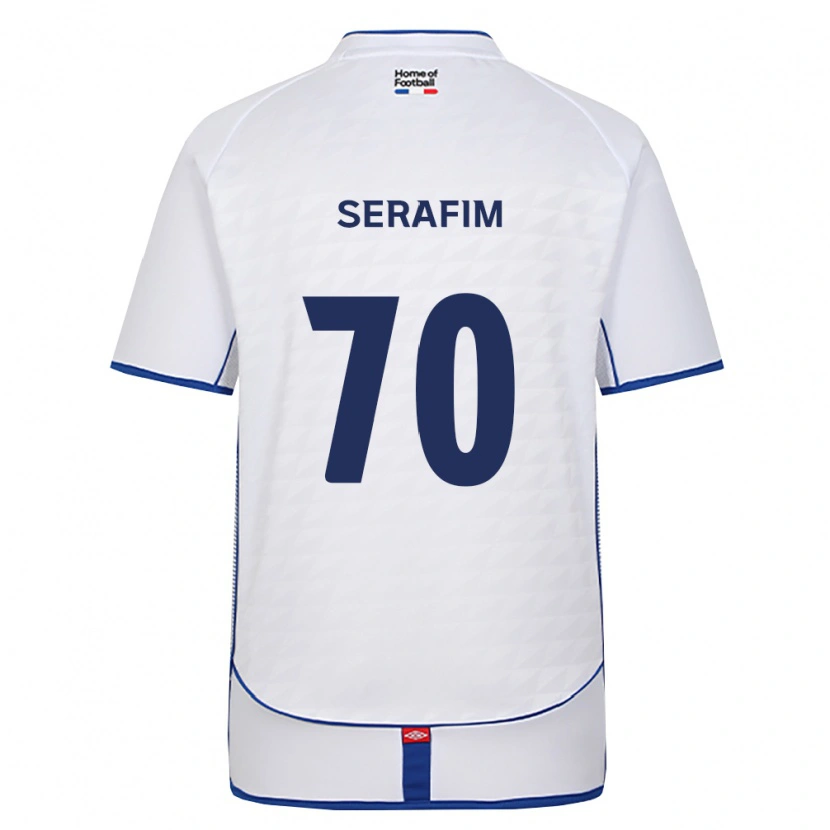 Danxen Niño Camiseta Matheus Serafim #70 Negro Blanco Rojo 2ª Equipación 2026/27 La Camisa México