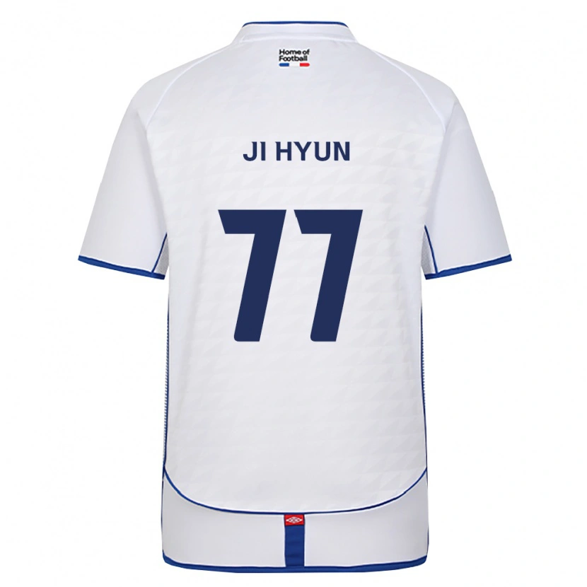 Danxen Niño Camiseta Ji-Hyun Kim #77 Negro Blanco Rojo 2ª Equipación 2026/27 La Camisa México