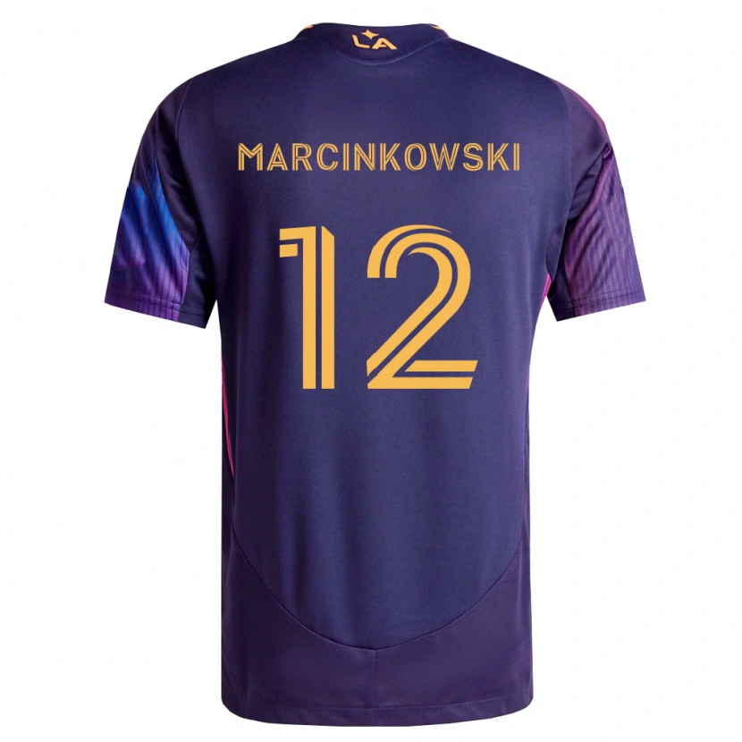 Danxen Niño Camiseta Jt Marcinkowski #12 Morado Profundo Amarillo 2ª Equipación 2026/27 La Camisa México