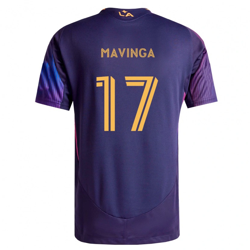 Danxen Niño Camiseta Chris Mavinga #17 Morado Profundo Amarillo 2ª Equipación 2026/27 La Camisa México