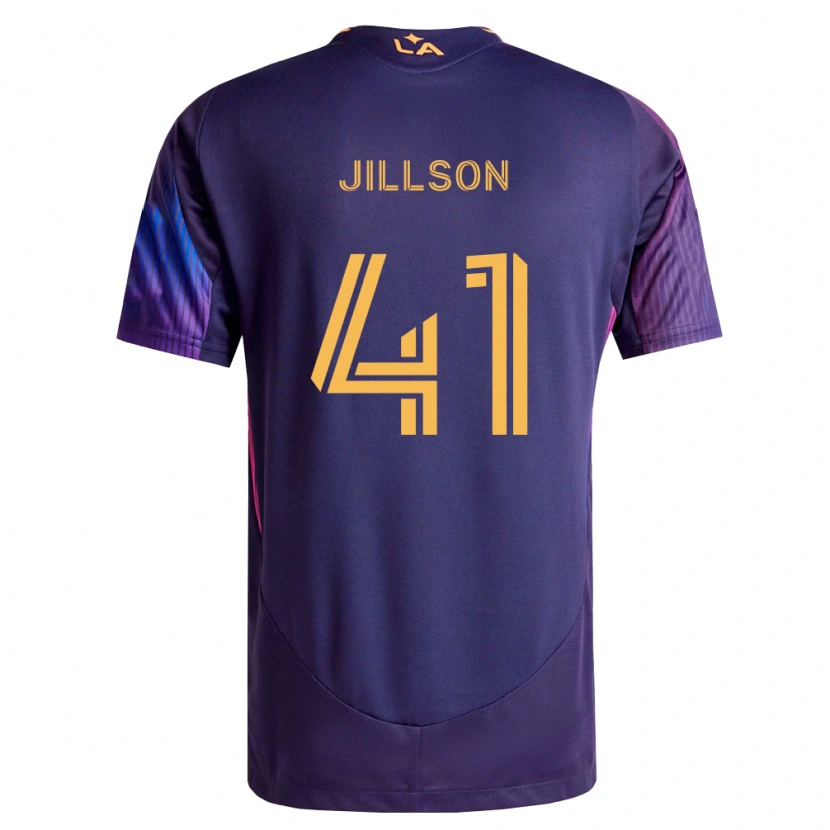 Danxen Niño Camiseta Simon Jillson #41 Morado Profundo Amarillo 2ª Equipación 2026/27 La Camisa México