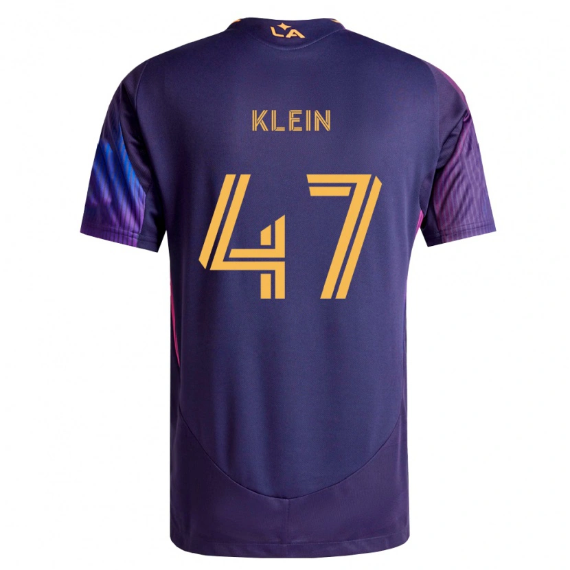 Danxen Niño Camiseta Carson Klein #47 Morado Profundo Amarillo 2ª Equipación 2026/27 La Camisa México