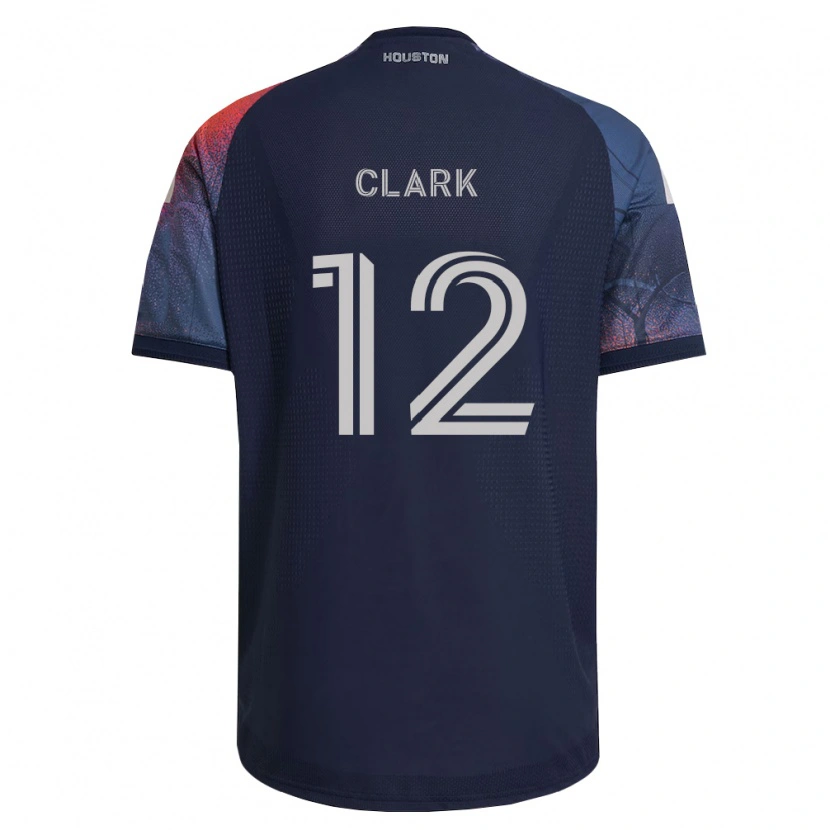 Danxen Niño Camiseta Steve Clark #12 Azul Profundo Blanco Naranja 2ª Equipación 2026/27 La Camisa México