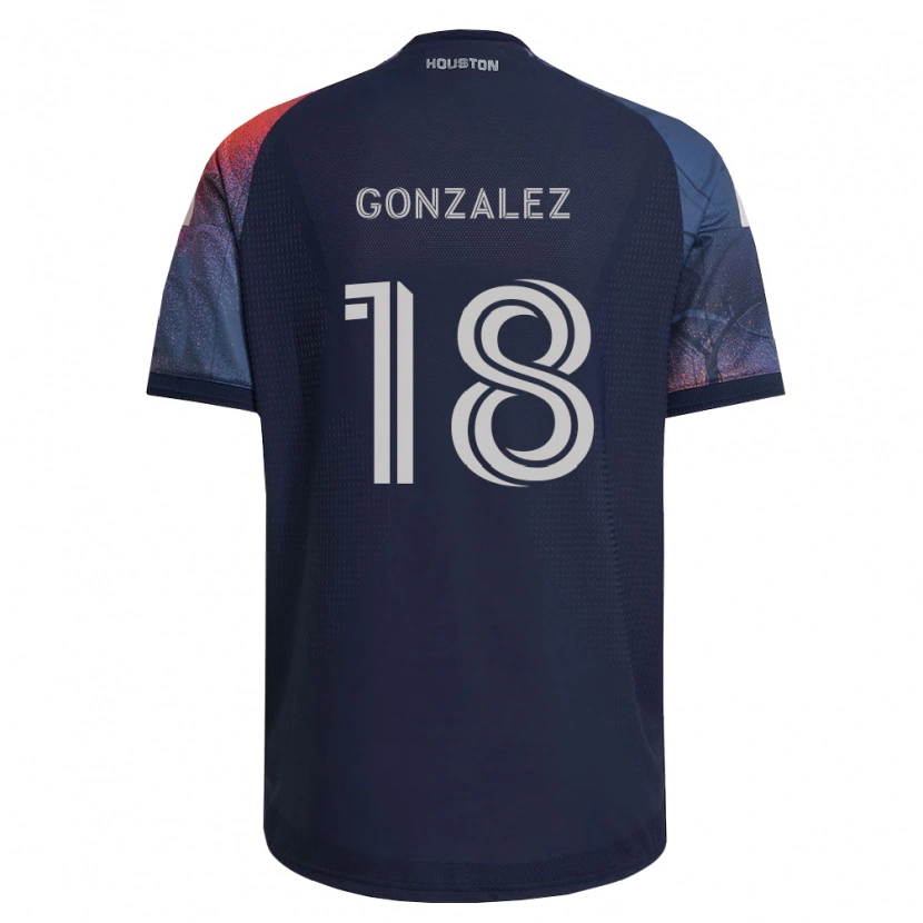 Danxen Niño Camiseta Diego Gonzalez #18 Azul Profundo Blanco Naranja 2ª Equipación 2026/27 La Camisa México