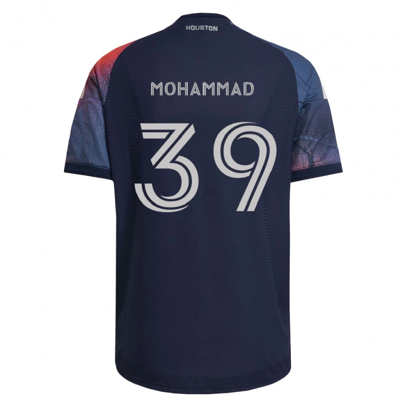 Danxen Niño Camiseta Samir Mohammad #39 Azul Profundo Blanco Naranja 2ª Equipación 2026/27 La Camisa México