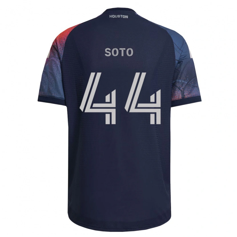 Danxen Niño Camiseta Ezekiel Soto #44 Azul Profundo Blanco Naranja 2ª Equipación 2026/27 La Camisa México