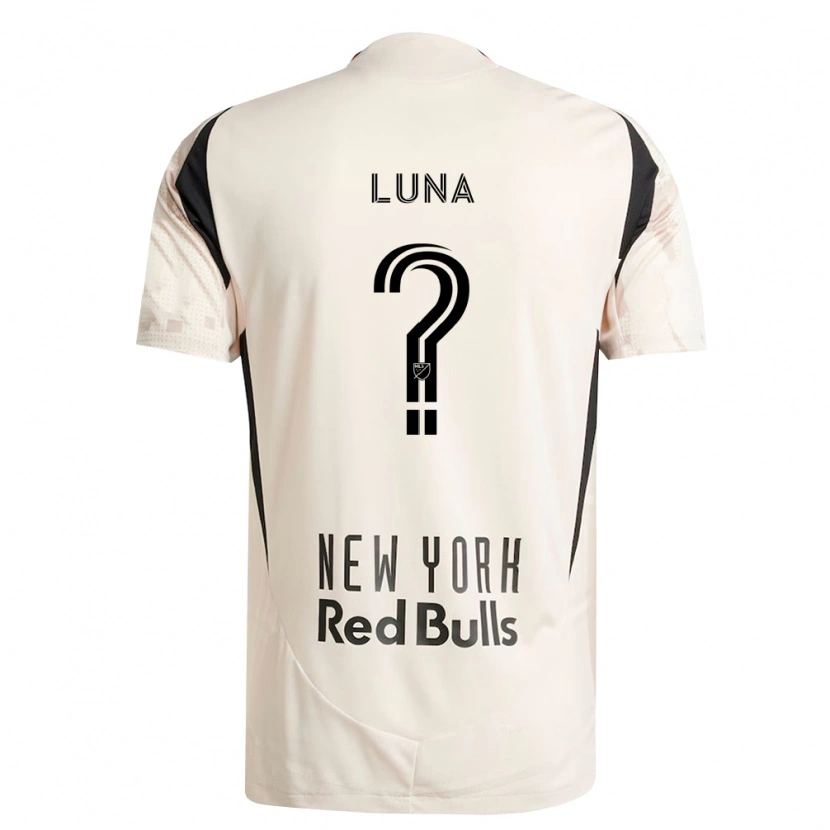 Danxen Niño Camiseta Erick Luna #0 Blanco Roto Rojo Negro 2ª Equipación 2026/27 La Camisa México