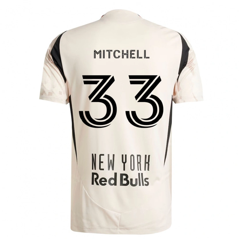 Danxen Niño Camiseta Roald Mitchell #33 Blanco Roto Rojo Negro 2ª Equipación 2026/27 La Camisa México