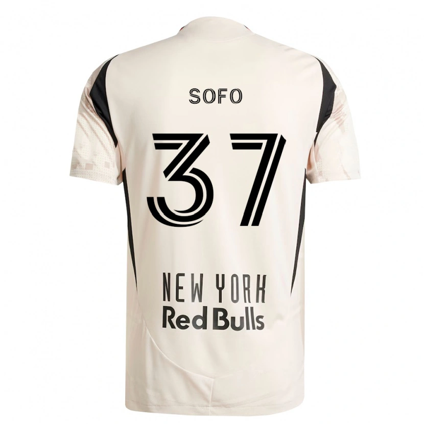 Danxen Niño Camiseta Mohammed Sofo #37 Blanco Roto Rojo Negro 2ª Equipación 2026/27 La Camisa México