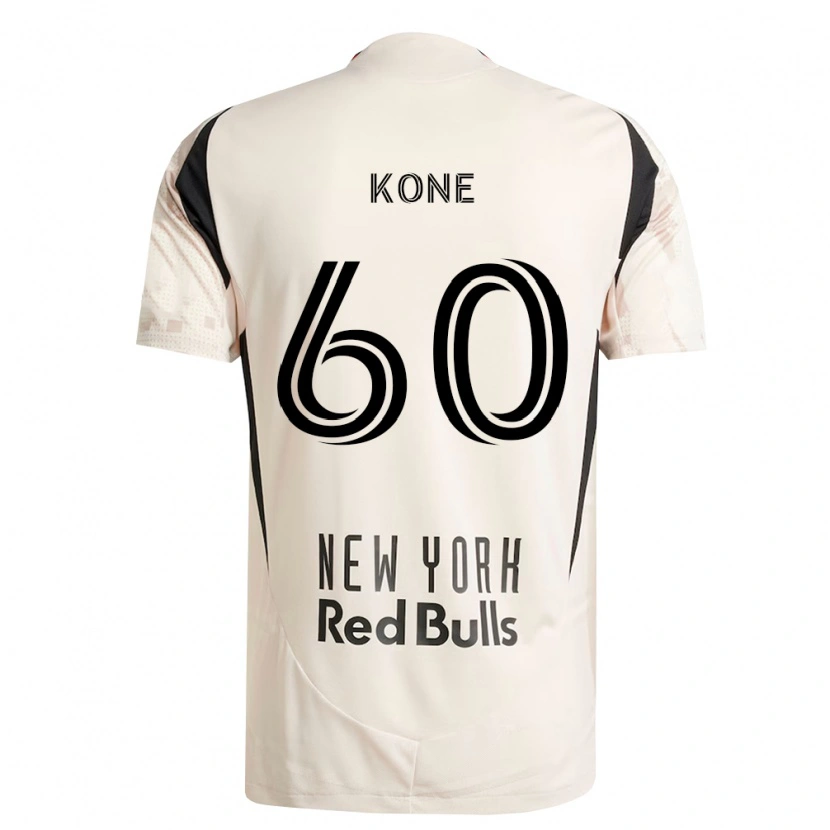 Danxen Niño Camiseta Sekou Kone #60 Blanco Roto Rojo Negro 2ª Equipación 2026/27 La Camisa México