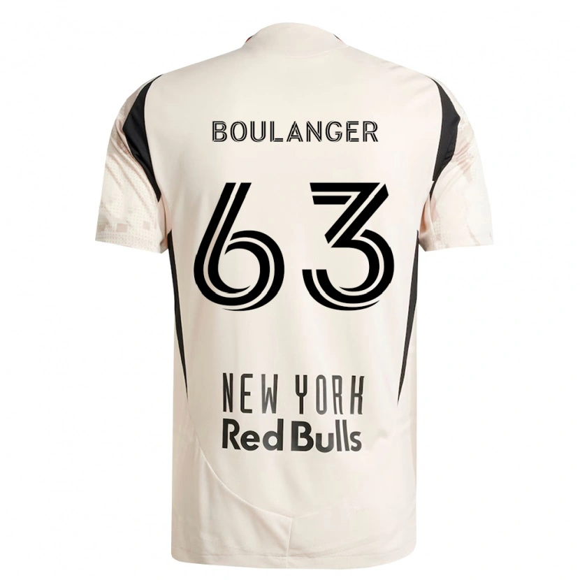Danxen Niño Camiseta Brady Boulanger #63 Blanco Roto Rojo Negro 2ª Equipación 2026/27 La Camisa México
