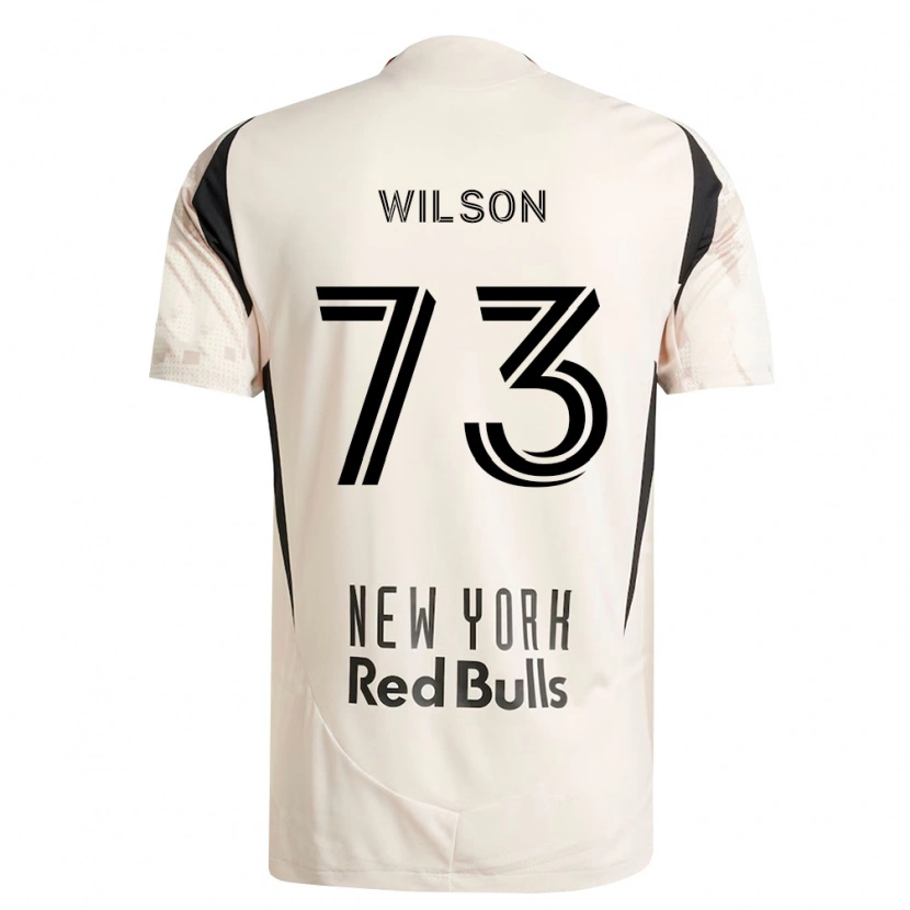 Danxen Niño Camiseta Akheem Wilson #73 Blanco Roto Rojo Negro 2ª Equipación 2026/27 La Camisa México