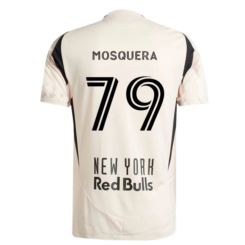 Danxen Niño Camiseta Rafael Mosquera #79 Blanco Roto Rojo Negro 2ª Equipación 2026/27 La Camisa México