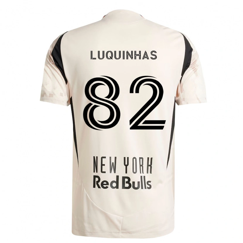 Danxen Niño Camiseta Luquinhas #82 Blanco Roto Rojo Negro 2ª Equipación 2026/27 La Camisa México