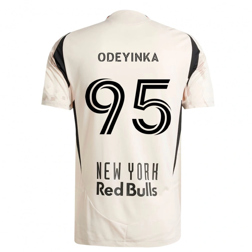 Danxen Niño Camiseta Malik Odeyinka #95 Blanco Roto Rojo Negro 2ª Equipación 2026/27 La Camisa México