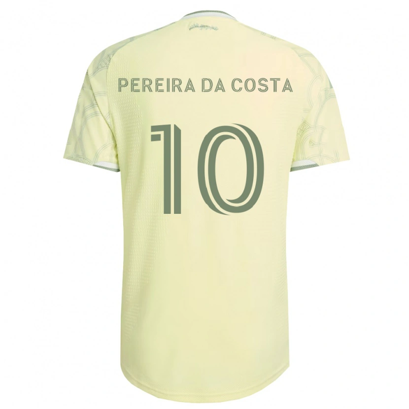 Danxen Niño Camiseta David Da Costa #10 Beige Blanco 2ª Equipación 2026/27 La Camisa México
