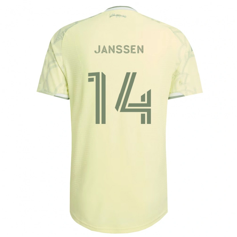 Danxen Niño Camiseta Vincent Janssen #14 Beige Blanco 2ª Equipación 2026/27 La Camisa México