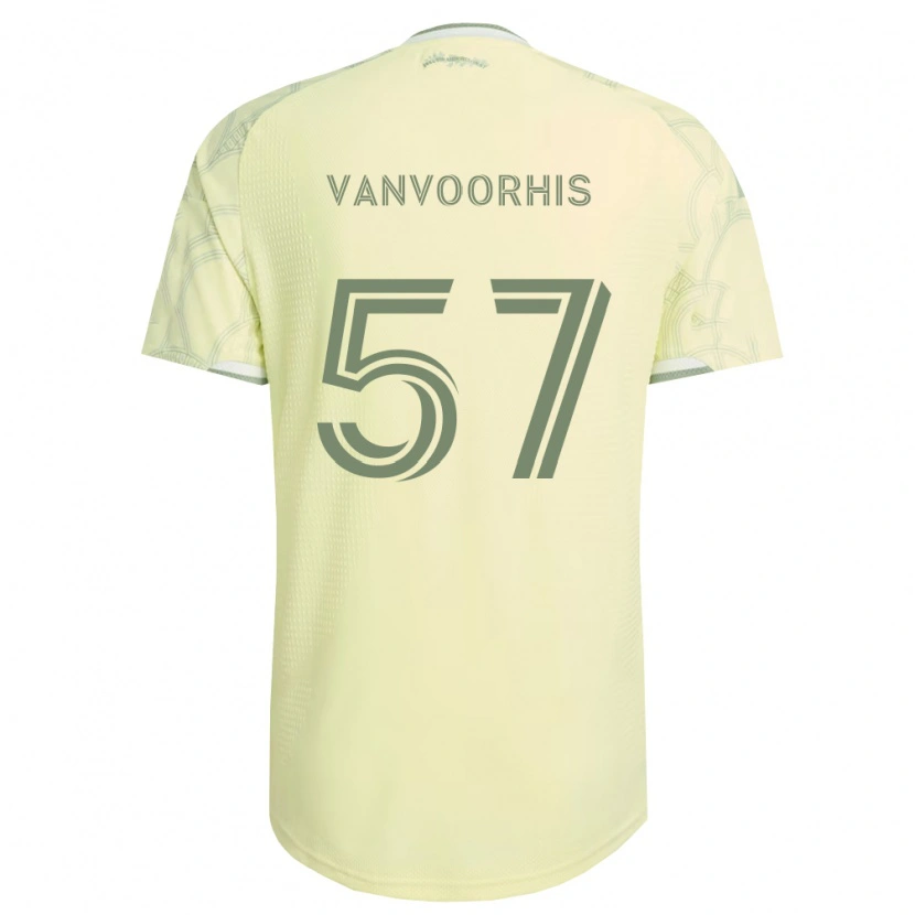 Danxen Niño Camiseta Bryce Vanvoorhis #57 Beige Blanco 2ª Equipación 2026/27 La Camisa México