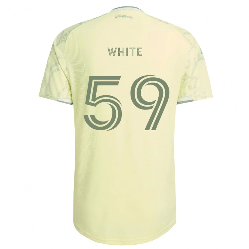 Danxen Niño Camiseta Dario White #59 Beige Blanco 2ª Equipación 2026/27 La Camisa México