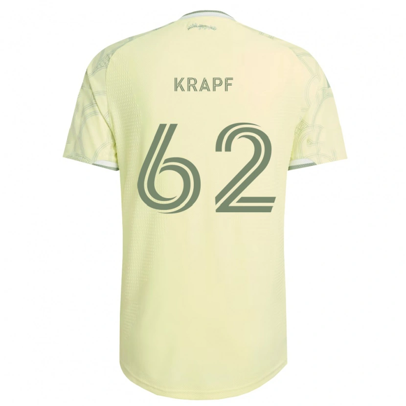 Danxen Niño Camiseta Andrew Krapf #62 Beige Blanco 2ª Equipación 2026/27 La Camisa México