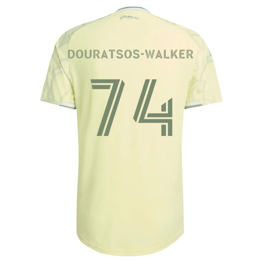 Danxen Niño Camiseta Elias Douratsos-Walker #74 Beige Blanco 2ª Equipación 2026/27 La Camisa México